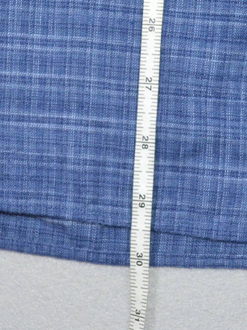 Fish Hippie Rumfront Collection Blue Plaid Hemp Blend Button Up Shirt XXL - Picture 12 of 12